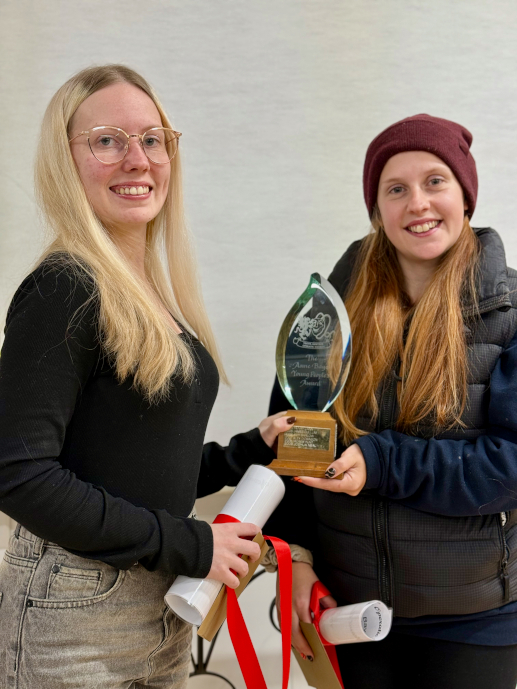 Elishia & Charmayne Hooper - joint winners of the 2024 annual Anne Bayes Award