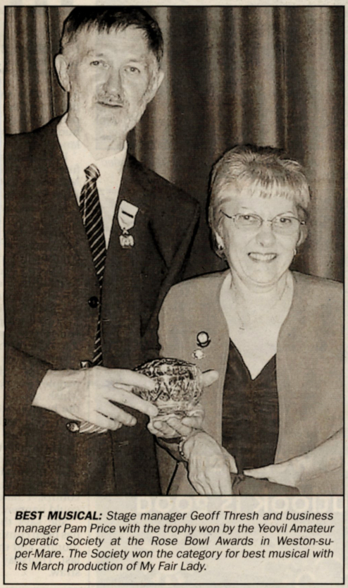 Rose Bowl award for Best Musical 'My Fair Lady'