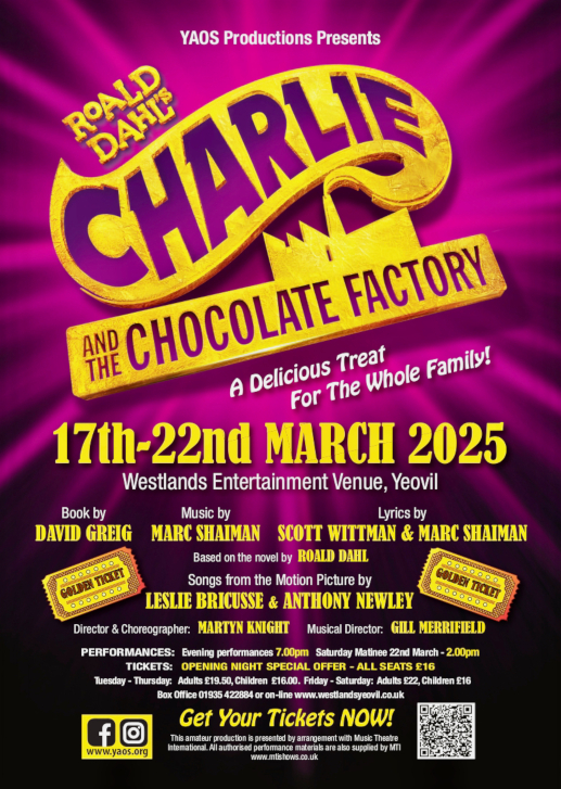 YAOS 2025 production of 'Charlie and the Chocolate Factory'