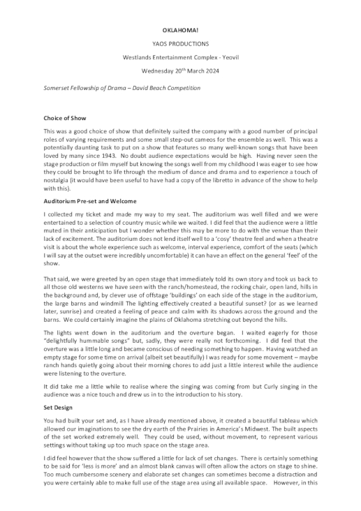 David Beach Adjudication - Page 1